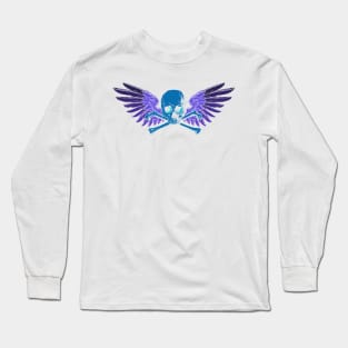 Inverted Colors Skull Long Sleeve T-Shirt